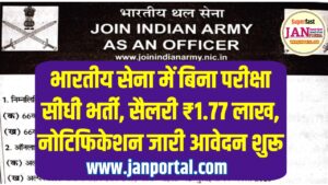 Indian Army SSC Tech Vacancy 2025