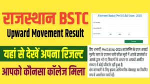 BSTC College Allotment 2025